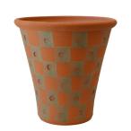 【プレゼント応募対象】 ウィッチフォード 植木鉢 チェッカード ロングトム 直径33cmサイズ Whichford Pottery