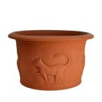 ウィッチフォード 植木鉢 キャットプランター 直径36cmサイズ Whichford Pottery