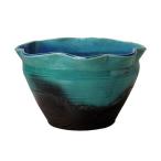  Shigaraki . водяная лилия горшок синий стекло цветок type горшок с водой 49cm (SG-9058-02)