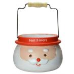 [ загрязнения * покраска .. есть * ограниченное количество ]30%OFF Рождество Santa Claus керамика посадочная машина цветок садоводство горшок симпатичный диаметр 14.5* высота 18cm( держать рука содержит )