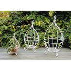 [ остаток незначительный ] ликвидация запасов 15%OFF каштан, орех клетка M белый садоводство растения модный ширина 15.5* глубина 15* высота 30.5cm