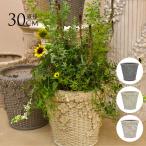 鉢 プランター アンティーク 可憐なバスケット エリーゼ ベーシック L 直径30cm  カゴ 屋外 鉢カバー おしゃれ 底穴あり プランターカバー