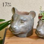 フラワーポット小型鉢アニマルポットレオパードLEOPARDLサイズプランタ...
