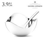 ジョージジェンセン BLOOM ソルトセラースプーン付 ステンレス  調味料 塩 小鉢 ミニボウル 薬味皿 調味皿 豆皿 食器 ボウル