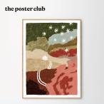 THE POSTER CLUB ポスター THE HOUSE AND THE HILLS 30×40cm ポスタークラブ 北欧 デンマーク アート インテリア おしゃれ ANOUK VAN CLEEF