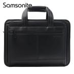 サムソナイト ビジネスバッグ ブリーフケース メンズ Samsonite LEATHER BUSINESS CASES ブラック 43118-1041 ビジネスバッグ メンズ A4 父の日 実用的