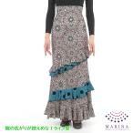  юбка Capricho( Capri cho) модель :D5-3 man dala рисунок для женщин размер :L(G) серый ju× синий зеленый. оборка [ фламенко для ]