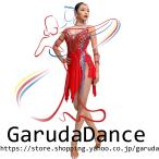 Garuda SHOP　社交ダンス高級衣装　セミオーダードレス　ラテン競技高級ドレス パーティードレス　社交ダンス衣装ラテン　 社交ダンス衣装ルンバ 　品番10468