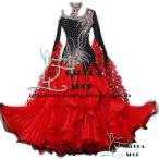 Garuda SHOP　レディース社交ダンスドレス　モダン競技ドレス　ワルツドレス高級品　発表会試合高品質ドレス　ゴージャスデザイン  品番2889