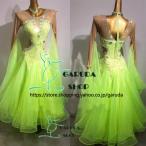 Garuda SHOP　レディース社交ダンスドレス　モダン競技ドレス　ワルツドレス高級品　発表会用高品質ドレス　セミオーダー可 　2色選択可　品番4121