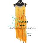 Garuda SHOP　レディース社交ダンス衣装　競技ドレス　ラテンドレス　高級品　発表会用演出服 　フリンジ飾り　サイズ調整可  品番4382