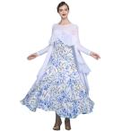 Garuda SHOP бальные танцы костюм женский Dance урок тренировка длинный One-piece состязание . соревнование платье современный платье номер товара 4693