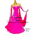 Garuda SHOP レディース社交ダンスドレス モダン競技ドレス ワルツドレス高級品 発表会用高品質ドレス セミオーダー可 品番4751