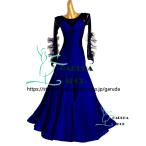 Garuda SHOP　レディース社交ダンス衣装　競技ドレス　新入荷新品　発表会用演出服パーティードレスワンピース　セミオーダー可　品番5296