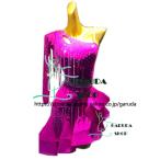 Garuda SHOP　レディース社交ダンス衣装　競技ドレス　ラテンドレス　高級品　発表会用演出服パーティードレス　サイズ調整可　品番5634