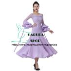 ショッピングダンス Garuda SHOP　社交ダンス衣装 レディースダンスレッスン練習ドレス＆ロングワンピース　激安　社交ダンス　モダンドレス 　品番6909