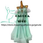 Garuda SHOP　レディース社交ダンス衣装　競技ドレス　モダンドレス高級ドレス　発表会用演出服パーティードレスワンピース　セミオーダー可　品番7522
