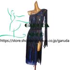 Garuda SHOP　社交ダンス高級衣装　ダンスドレス　セミオーダードレス　ラテン競技高級ドレス パーティードレス　ラテン衣装 スタンダードドレス　 品番7948