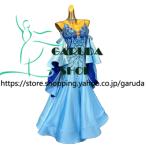 Garuda SHOP レディース社交ダンス衣装 競技ドレス モダンドレス高級ドレス 発表会用演出服 高級服 セミオーダー可 スタンダードドレス 品番8762