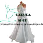 Garuda SHOP　レディース社交ダンス衣装　競技ドレス　モダンドレス高級ドレス　発表会用演出服　 高級服　セミオーダー可　スタンダードドレス　品番8828