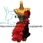 Garuda SHOP　社交ダンス高級衣装　セミオーダードレス　ラテン競技高級ドレス パーティードレス　社交ダンス衣装ラテン　 社交ダンス衣装ルンバ　 品番9031