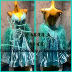 Garuda SHOP レディース社交ダンス衣装 競技ドレス モダンドレス高級ドレス 発表会用演出服 高級服 セミオーダー可 スタンダードドレス 品番9121