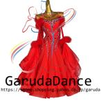 Garuda SHOP レディース社交ダンス衣装 競技ドレス モダンドレス高級ドレス 発表会用演出服 高級服 セミオーダー可 スタンダードドレス 品番9613