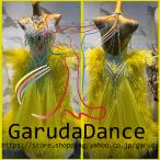 高級セミオーダー社交ダンス競技ドレス9890