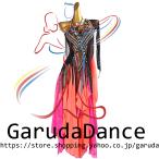 Garuda SHOP　社交ダンス高級衣装　セミオーダードレス　ラテン競技高級ドレス パーティードレス　社交ダンス衣装ラテン　 社交ダンス衣装ルンバ 　品番9932