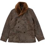 (ダブルアールエル) RRL 限定コレクション シアリング カラー レザー ランチ コート ブラウン メンズ Shearling Leather Ranch Coat