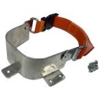 ショッピング下駄 ワンタッチ舗装下駄用　L かかと固定金具（左足用）(固定用ネジ付)  IS039023  アイデアサポート