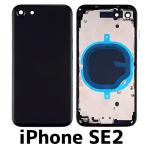 iPhone SE2 задний стеклянная рамка в одном корпусе удален товар чёрный черный / ремонт замена детали / гарантия нет товар 