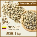 ショッピングコーヒー 生豆 コーヒー 送料無料 大山珈琲 生豆 コロンビア エキセルソ Qグレード 1kg  スペシャルティコーヒー