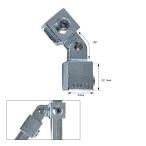 40mm угол труба joint T знак регулировка угла сборка S40-173