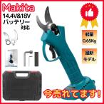 Longsafe マキタ 互換 電動剪定バサミ 充電式 18V 対応 コードレス はさみ ハサミ ブラシレスモーター SK5高炭素鋼 4段階調整 プロ仕様 ケース 付き (HAS01C-BL)