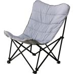 Un+usual ハイバック リラックスチェア グレー アウトドア キャンプ B2-HRC80GRY