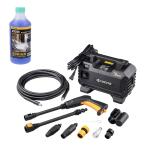 ショッピング高圧洗浄機 KYOCERA 京セラ 高圧洗浄機 AJPN-1220 多目的洗剤セット 6710157 軽量3kg 8mホース 最大圧力8.2MPa