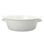 ショッピングホーロー 野田琺瑯 ホーロー たらい 40cm ホワイト TA-40