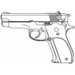 Marushin マルシン工業 M39 エクセレントヘビーウエイト 木目調プラグリップ モデルガン 完成品