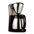 メリタ Melitta コーヒーメーカー イージートップサーモ ブラック LKT1002-B フィルターペーパー式 10杯