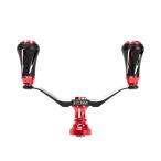 ドレス DRESS カスタムハンドル W ヴァーテックスEVO スピニング ダイワ 90 #クリムゾンレッド 左右共用