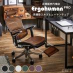 エルゴヒューマン オフィスチェア オットマン内蔵型 Ergohuman PRO  EHP-LPL KM-13 [オレンジ]