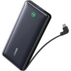 ANKER якорь мобильный аккумулятор A1387N11 черный 20000mAh USB-C кабель в одном корпусе внезапный скорость зарядка 