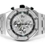 AUDEMARS PIGUET �I�[�f�}�s�Q ���C�����I�[�N �I�t�V���A �N���m �p���F �_�C�������h �X�e�����X�x���g �_�C�� �x�[�� ������ 25721ST