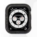 [G-BALLER /ji- Borer -] Apple часы custom 45mm 44mm серии 8 серии 7 серии 6 кейс покрытие черный x чёрный бриллиант Apple Watch