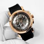 【激レア】BREGUET ブレゲ マリーン2 クロノグラフ ゴールド グレーダイヤル RG ブラック ...