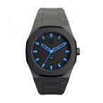 D1 MILANO（ディーワンミラノ）NEON COLLECTION グレー/ブラック/ブルー 40mm NE-02N