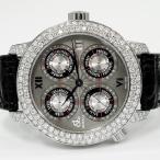 JACOB&amp;CO ジェイコブ ワールドGMT ダイヤモンド 世界1800本限定モデル GMT-3SS ダイヤ メンズ 希少モデル 純正BOX付属