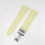 新品 希少 JACOB&amp;CO ジェイコブ ファイブタイムゾーン 47mm用 純正 ベルト ラバー パステルイエロー 取付幅22mm 5タイムゾーン バックルSET 交換用