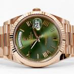 【新品】ROLEX ロレックス デイデイト40 228235 オリーブグリーン エバーローズゴールド ...